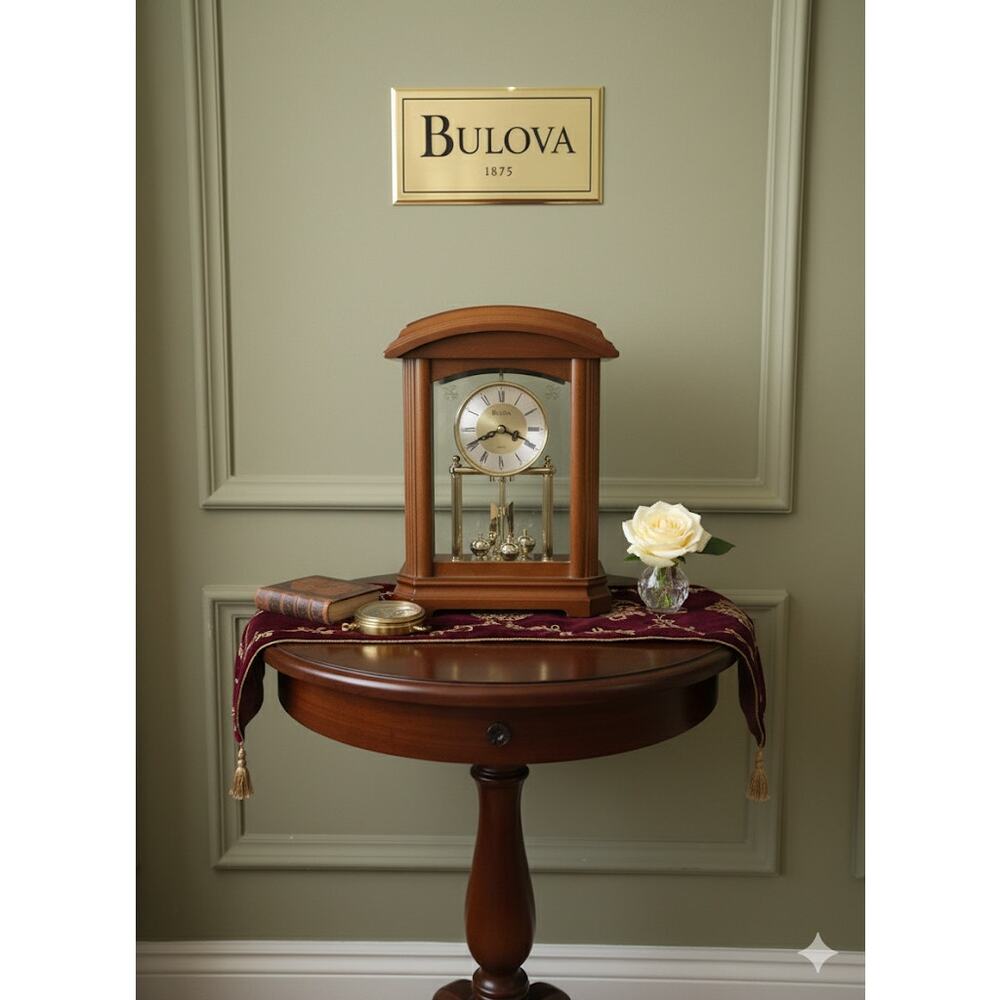 Bulova B1848 Mantle Clock